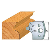 CMT 690.011 PROFILE KNIVES FOR INSERT SHAPER SYSTEM SP 1-37/64”x5/32”  (40x4mm)